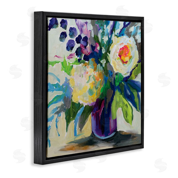 Stupell Industries Jeanette Vertentes | Amethyst Flower Bouquet