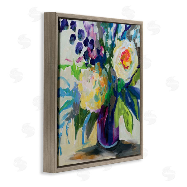 Stupell Industries Jeanette Vertentes | Amethyst Flower Bouquet
