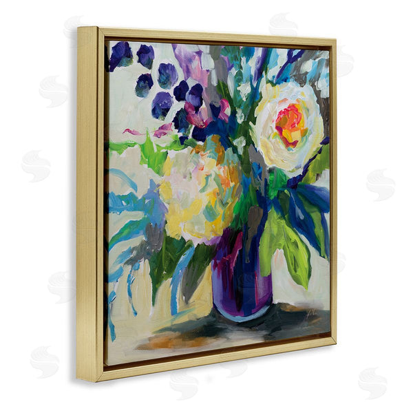 Stupell Industries Jeanette Vertentes | Amethyst Flower Bouquet