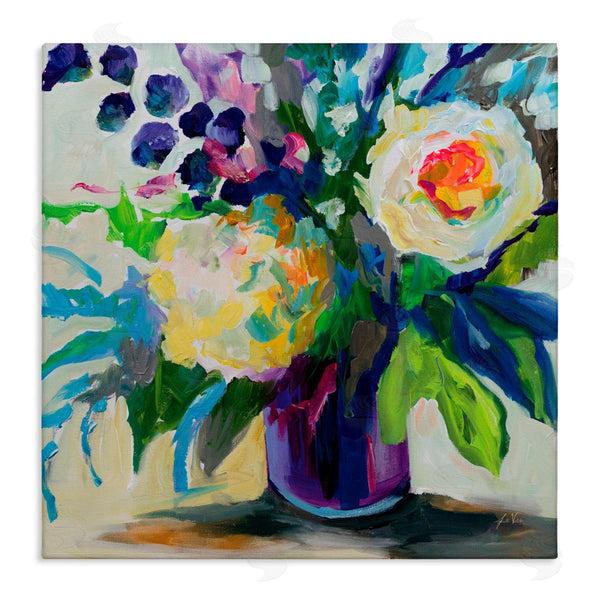 stupell industries Jeanette Vertentes | Amethyst Flower Bouquet