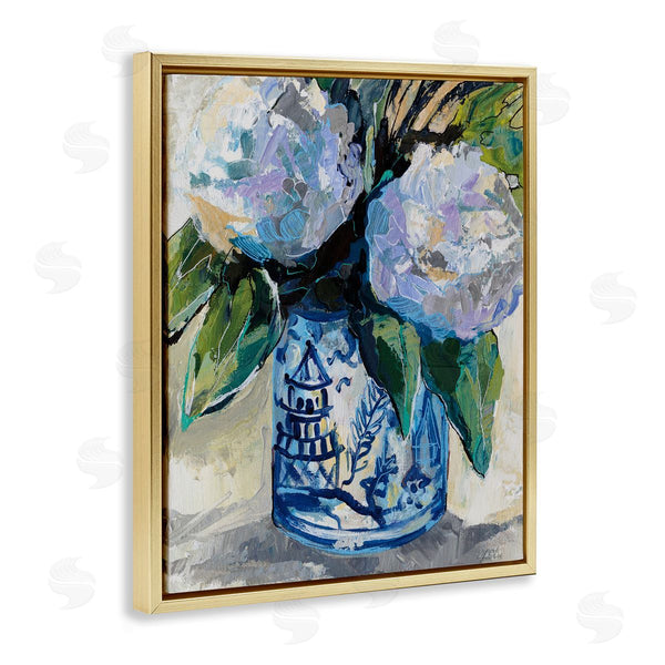Stupell Industries Jeanette Vertentes | August Blooms In Vase