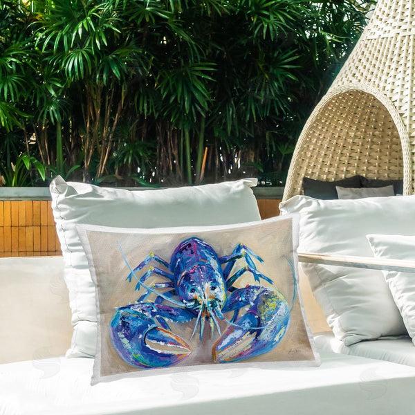 Stupell Industries Jeanette Vertentes | Blue Lobster Impression