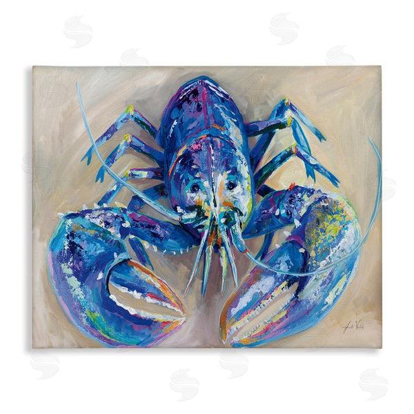 stupell industries Jeanette Vertentes | Blue Lobster Impression