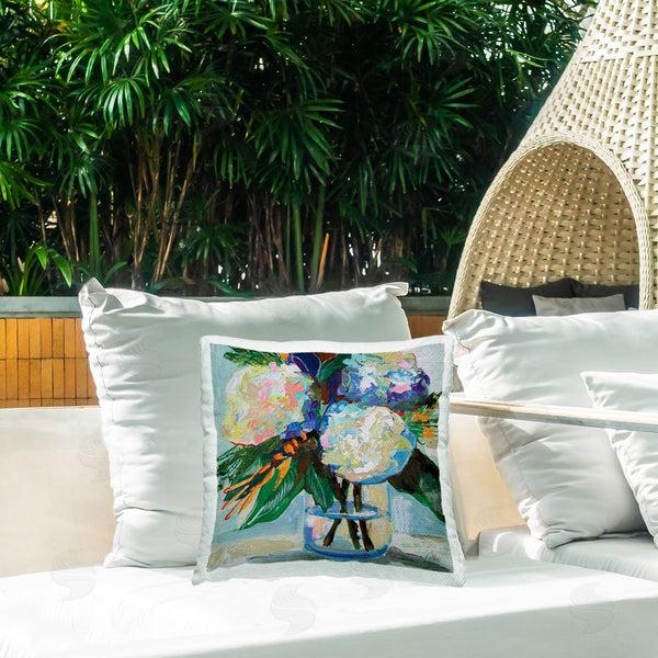 Stupell Industries Jeanette Vertentes | Bold Summer Blooms Printed Throw Pillow