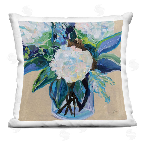 stupell industries Jeanette Vertentes | Light Hearted Bouquet Printed Throw Pillow