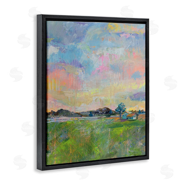 Stupell Industries Jeanette Vertentes | Meadow Sky With Field House