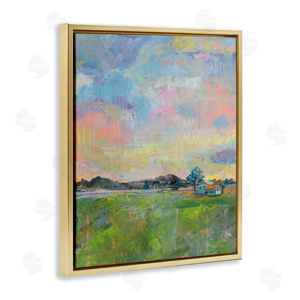 Stupell Industries Jeanette Vertentes | Meadow Sky With Field House
