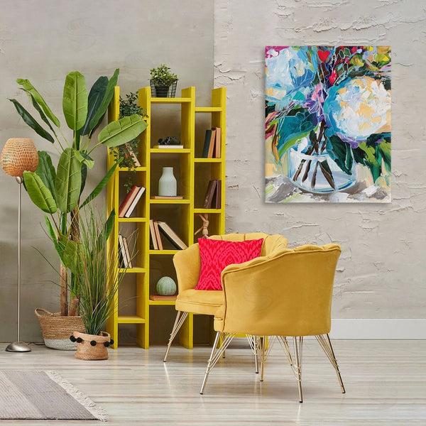 Stupell Industries Jeanette Vertentes | Modern Lined Bouquet Wall Art