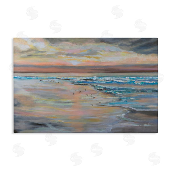 stupell industries Jeanette Vertentes | Morning Run Beach View
