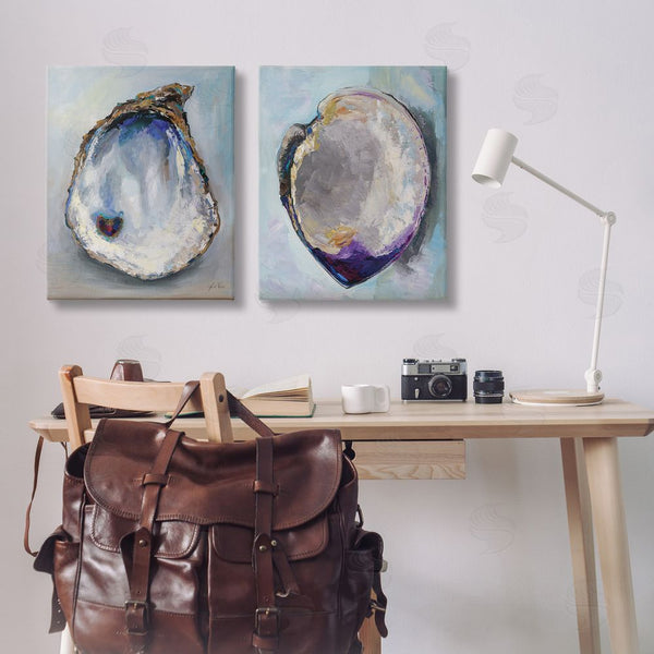 Stupell Industries Jeanette Vertentes | Open Oyster Clam Shell Wall Art