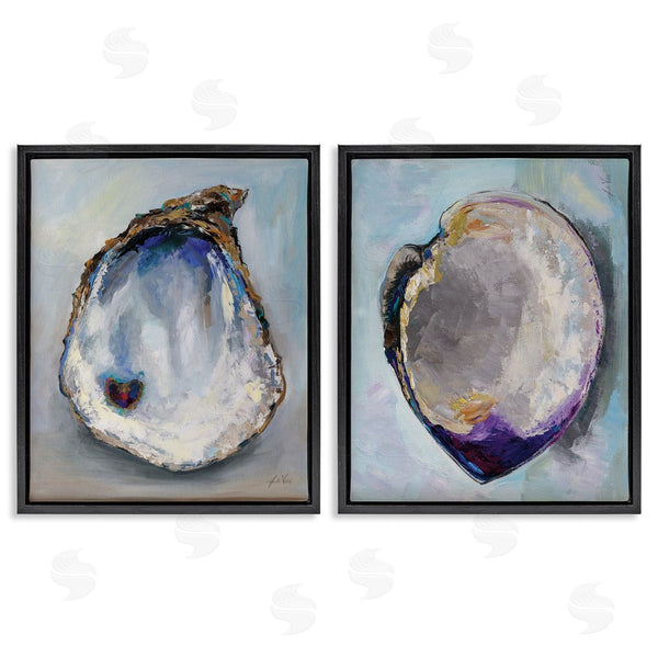 Stupell Industries Jeanette Vertentes | Open Oyster Clam Shell Wall Art