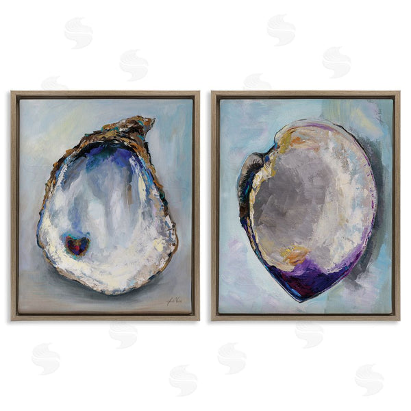 Stupell Industries Jeanette Vertentes | Open Oyster Clam Shell Wall Art