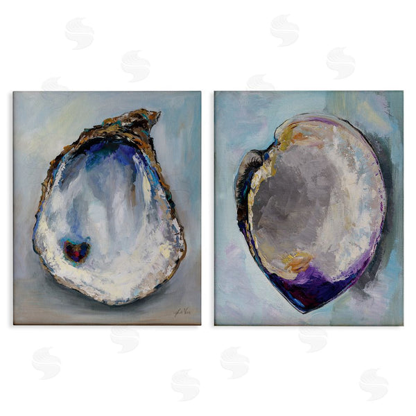 stupell industries Jeanette Vertentes | Open Oyster Clam Shell Wall Art