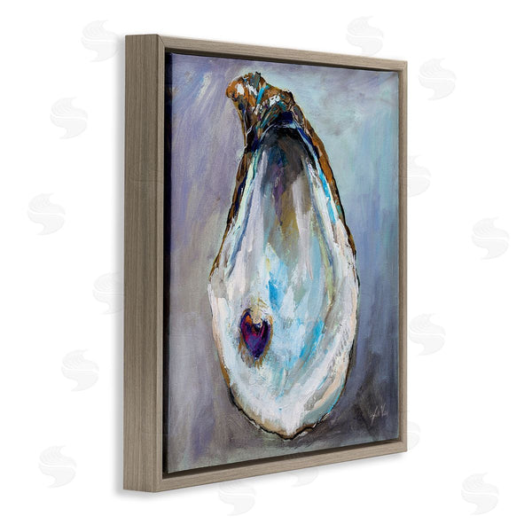 Stupell Industries Jeanette Vertentes | Oyster Shell With Pearl