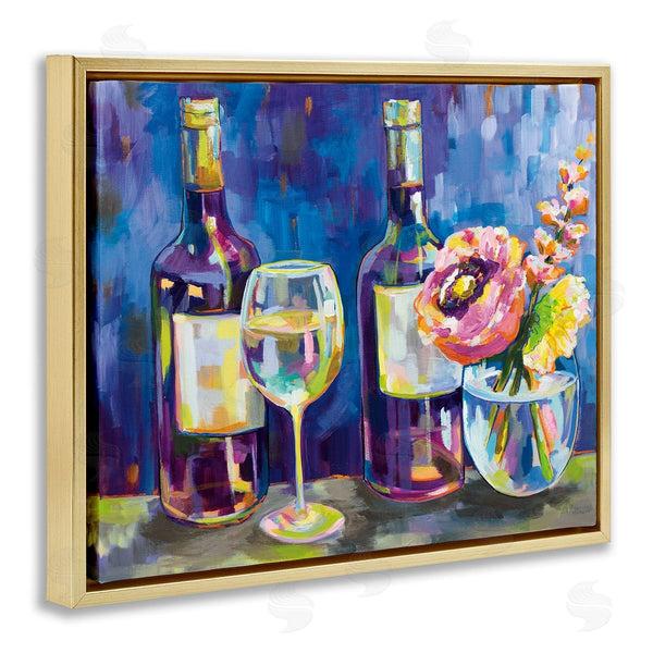 Stupell Industries Jeanette Vertentes | Party Drinks & Flowers Painting