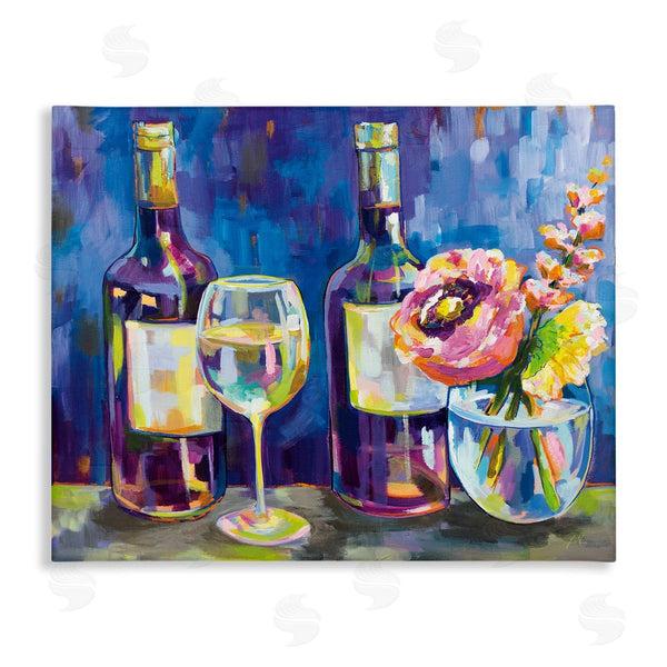 stupell industries Jeanette Vertentes | Party Drinks & Flowers Painting