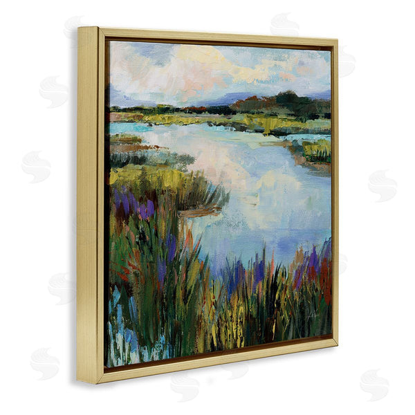 Stupell Industries Jeanette Vertentes | Rural Stream Nature