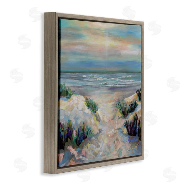 Stupell Industries Jeanette Vertentes | Sanctifying Beach Sunrise