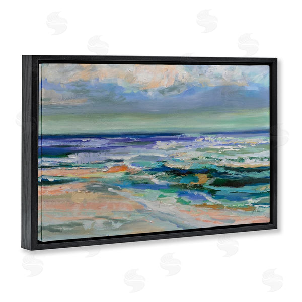 Stupell Industries Jeanette Vertentes | Seaside Dance Waves
