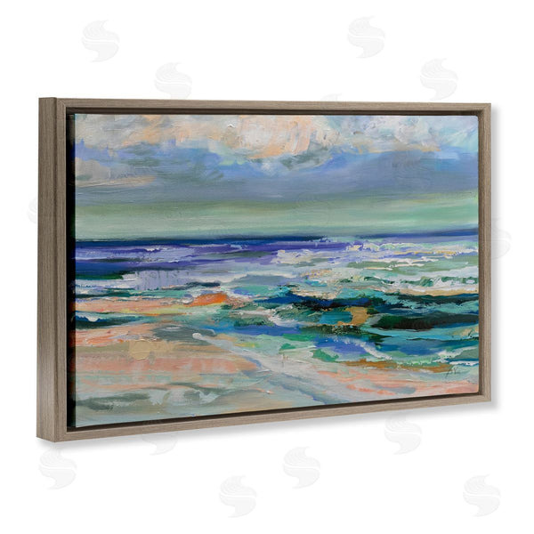Stupell Industries Jeanette Vertentes | Seaside Dance Waves