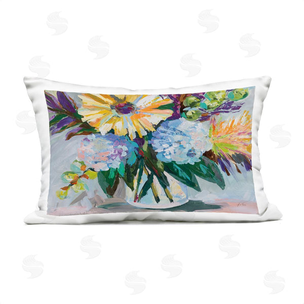 Stupell Industries Jeanette Vertentes | Summer Blooms Bouquet Printed Throw Pillow