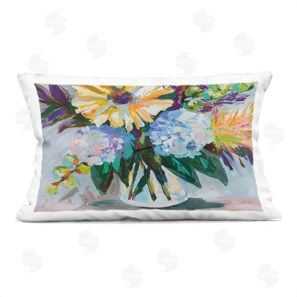 stupell industries Jeanette Vertentes | Summer Blooms Bouquet Printed Throw Pillow