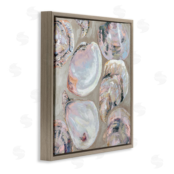 Stupell Industries Jeanette Vertentes | Summer Seashells In Subtle Pink