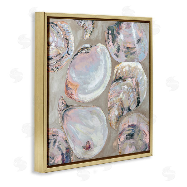 Stupell Industries Jeanette Vertentes | Summer Seashells In Subtle Pink