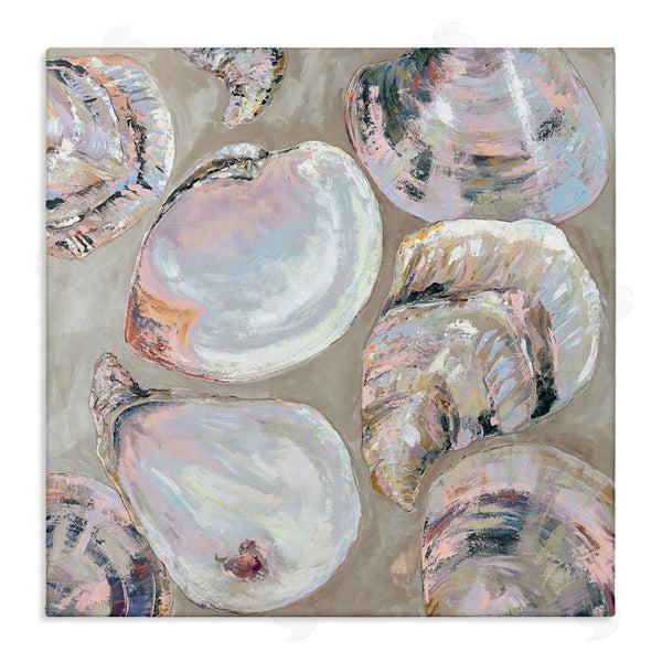 stupell industries Jeanette Vertentes | Summer Seashells in Subtle Pink