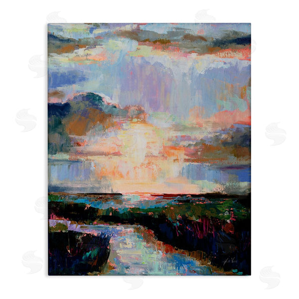 stupell industries Jeanette Vertentes | Sunlit Tide Abstract