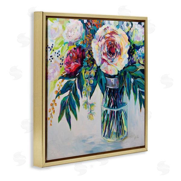 Stupell Industries Jeanette Vertentes | Vibrant Multi-Color Spring Bouquet
