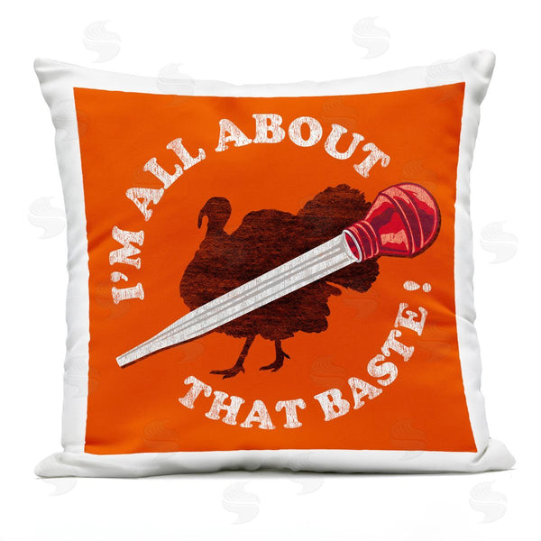 Stupell Industries Jedco Brands Inc. | All About That Baste Printed Throw Pillow