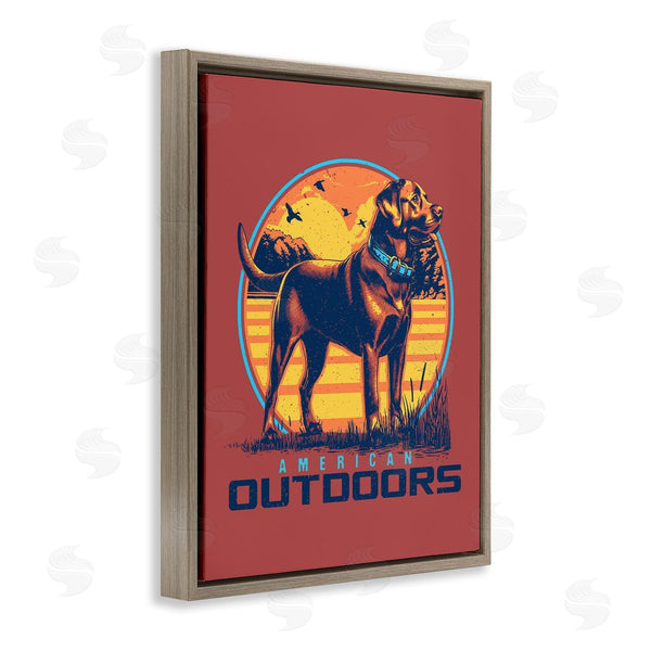 Stupell Industries Jedco Brands Inc. | American Outdoors Dog