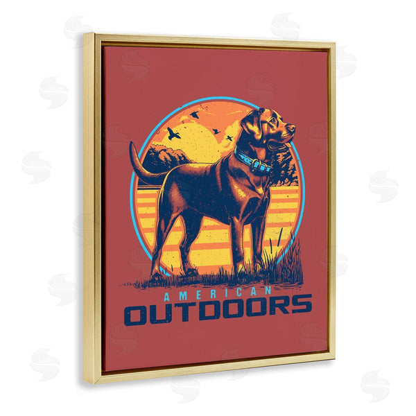 Stupell Industries Jedco Brands Inc. | American Outdoors Dog