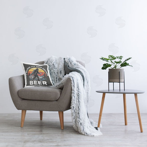 Stupell Industries Jedco Brands Inc. | Another Beer Monster Printed Throw Pillow