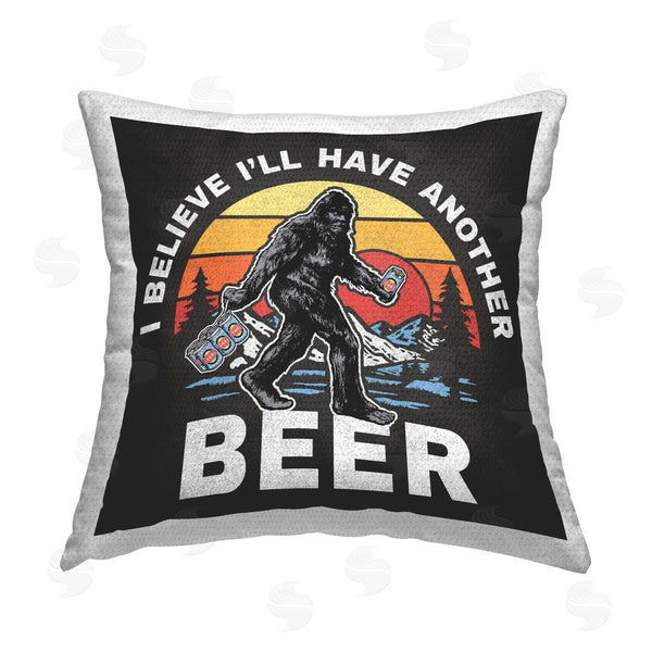 Stupell Industries Jedco Brands Inc. | Another Beer Monster Printed Throw Pillow