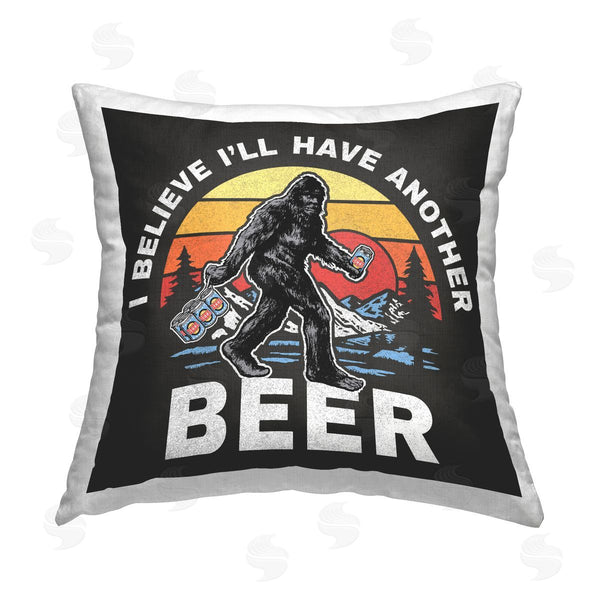 stupell industries Jedco Brands Inc. | Another Beer Monster Printed Throw Pillow