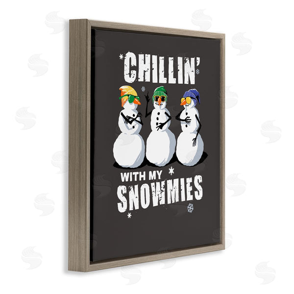 Stupell Industries Jedco Brands Inc. | Chillin' With Snowmies Snowmen