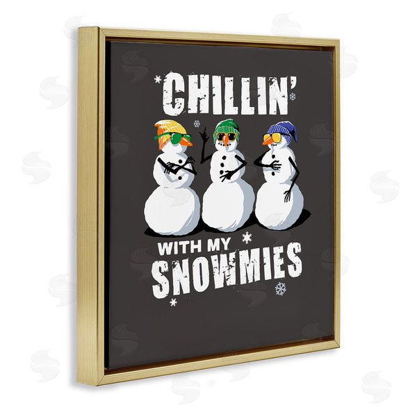 Stupell Industries Jedco Brands Inc. | Chillin' With Snowmies Snowmen