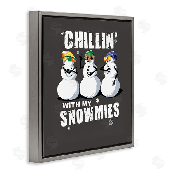 Stupell Industries Jedco Brands Inc. | Chillin' With Snowmies Snowmen