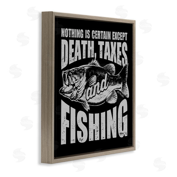 Stupell Industries Jedco Brands Inc. | Death Taxes And Fishing
