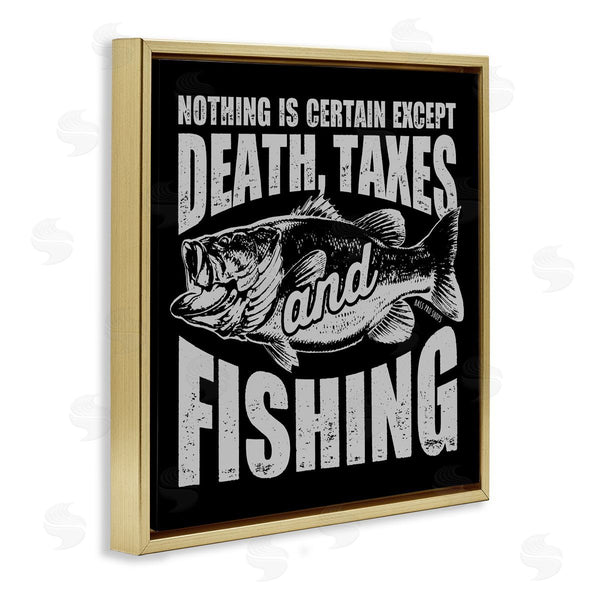 Stupell Industries Jedco Brands Inc. | Death Taxes And Fishing