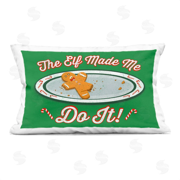 stupell industries Jedco Brands Inc. | Elf Made Me Do It Printed Throw Pillow
