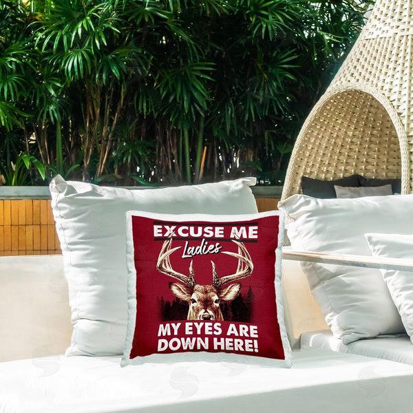 Stupell Industries Jedco Brands Inc. | Eyes Are Down Here Printed Throw Pillow