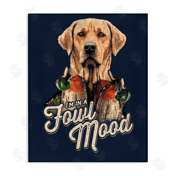 stupell industries Jedco Brands Inc. | Fowl Mood Hunting Dog