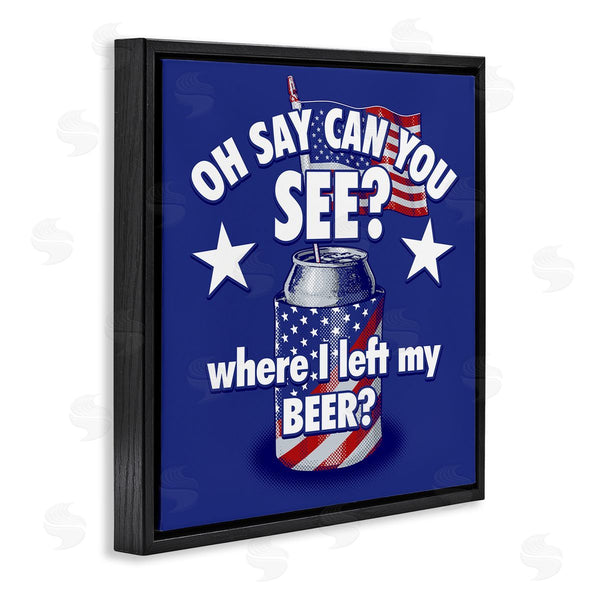 Stupell Industries Jedco Brands Inc. | Funny Patriotic Beer Wall Art