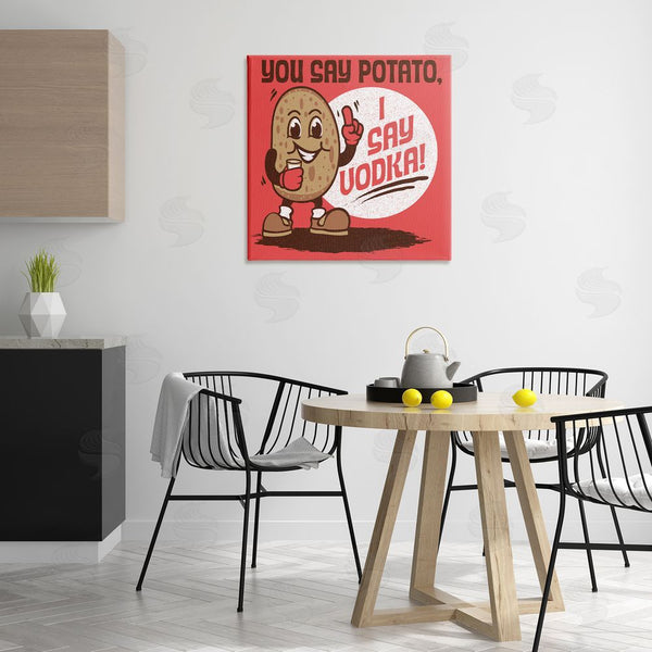 Stupell Industries Jedco Brands Inc. | Funny Potato & Vodka Wall Art