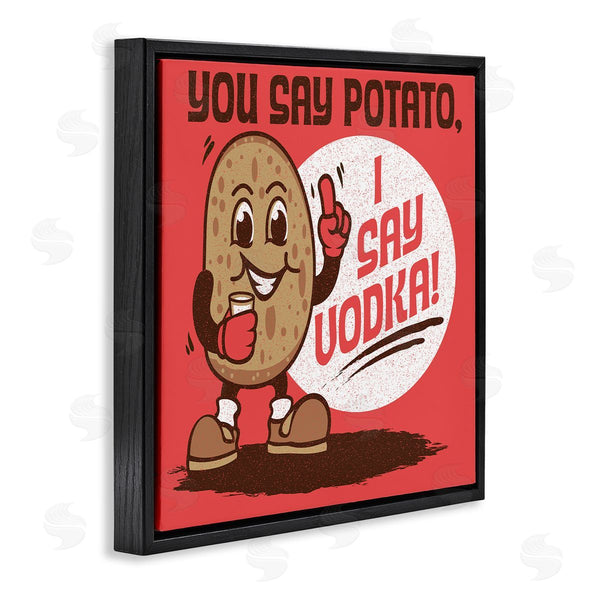 Stupell Industries Jedco Brands Inc. | Funny Potato & Vodka Wall Art