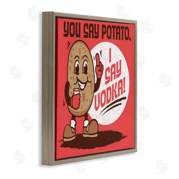 Stupell Industries Jedco Brands Inc. | Funny Potato & Vodka Wall Art