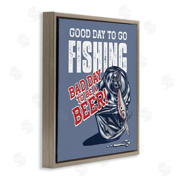 Stupell Industries Jedco Brands Inc. | Good Day For Fishing & Beer